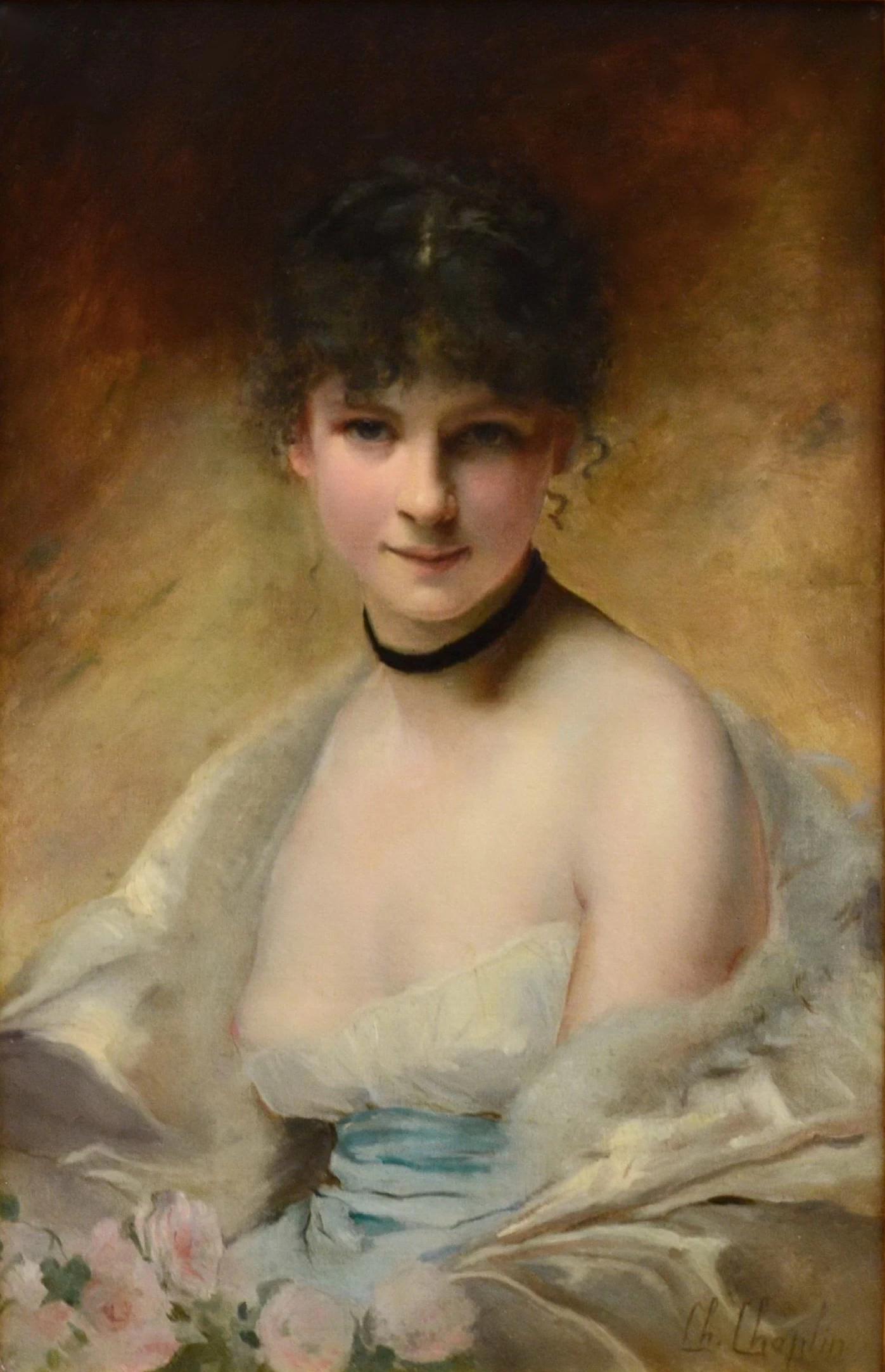 Ritratto di donna in Déshabillé